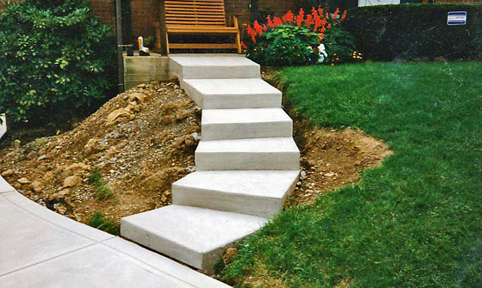 new concrete steps