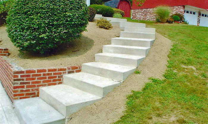 new concrete steps